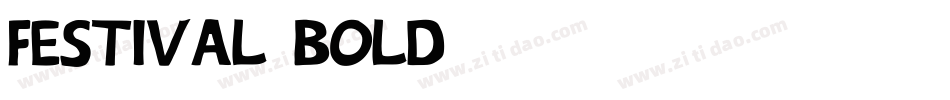 Festival Bold字体转换
